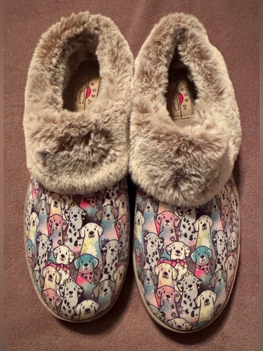 Bob’s from Sketcher’s Cozy Kiss Wag Worthy Slippers Size 9